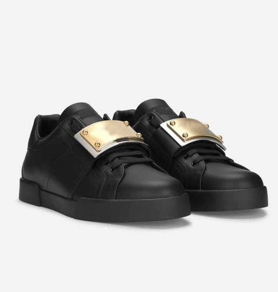 

popular casual-stylish portofins men shoes low nappa leather white black sneaker brand discount man skateboard walking