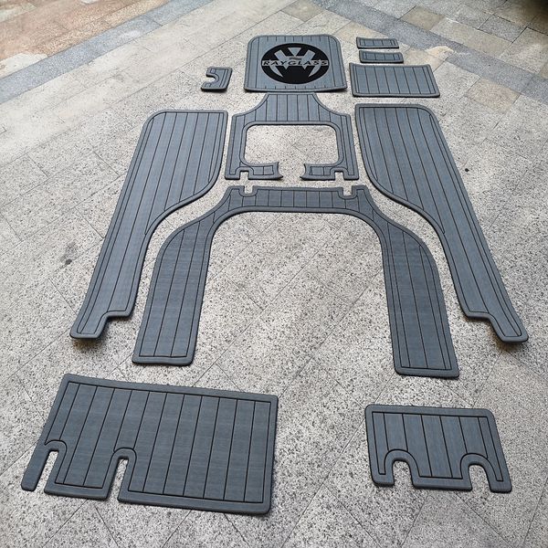 

2002 rayglass 730 hardswim platform cockpit pad boat eva foam teak floor mat