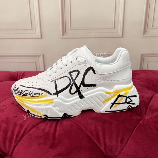 

2023womens designer casual shoes leather lace-up sneaker brand flat running trainers letters women gym sneakers, Black