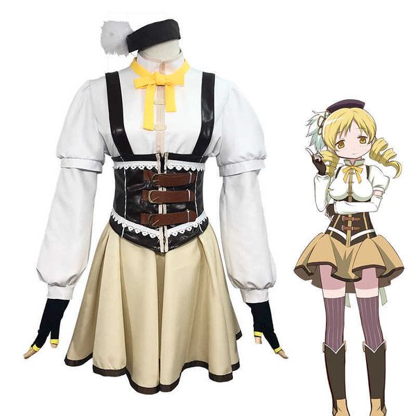 

cosplay wigs anime puella magi madoka magica tomoe mami cosplay costume dress costume anime cosplay halloween costumes for women j230502, Black