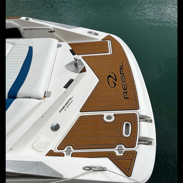 

2004 re-gal 2200 swim platform cockpit pad boat eva foam teak deck floor mat