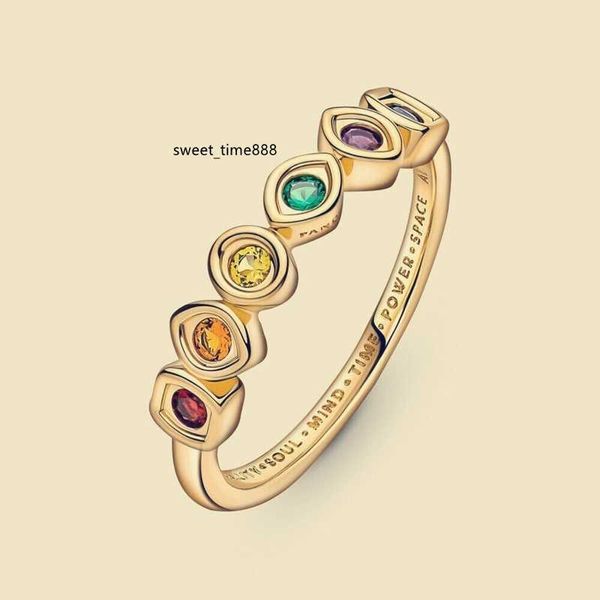

aesthetic jewelry pandora mavel infinity stones rings for women men couple finger ring sets with box birthday gifts 160779c01, Silver