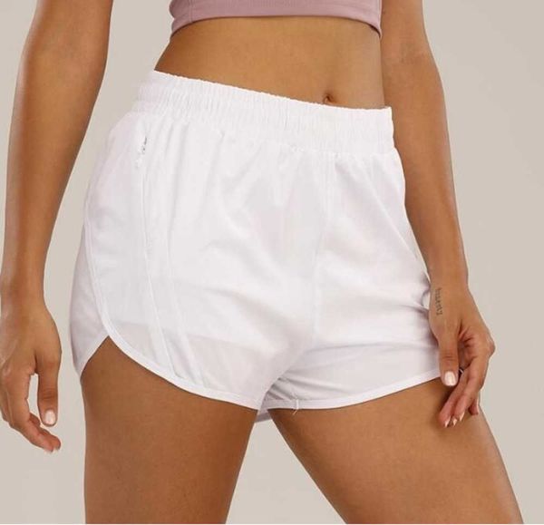 

lulus brand womens yoga outfits high waist shorts exercise short pants fitness wear girls running elastic pants sportswear0236, Gray