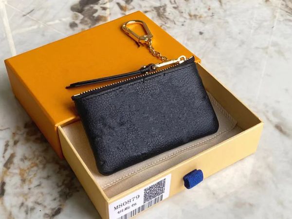 

with dust bags and box womens men women key pouch pochette cles designers fashion handbag women mens credit card holder coin purse, Red;black