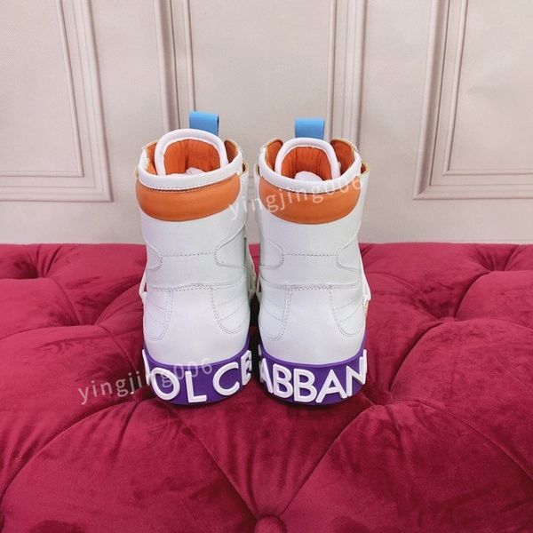 

new men designer casual shoes leather lace-up sneaker brand flat running trainers letters men gym sneakers, Black