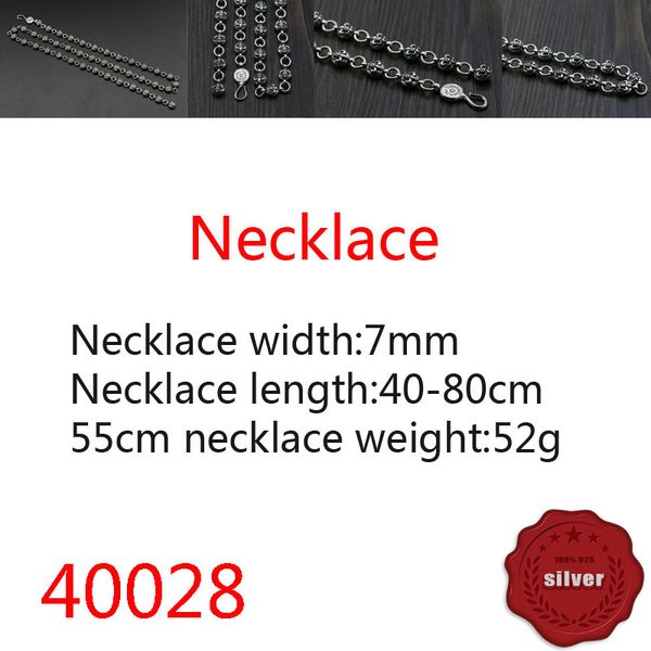 

40028 night show tide sterling silver cross necklace hip hop style jewelry dominant personality matching chain thick neckchain