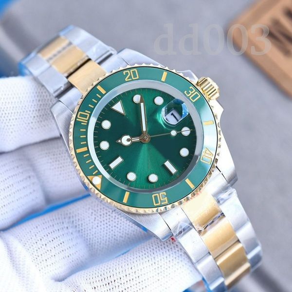 

trendy luxury watch mens designer watches 126710 gmt 904l stainless steel strap montre femme fashion business wristwatch green black sb012 c, Slivery;brown