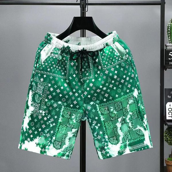 

fashion mens shorts quick drying swimwear luxury ggity letter printing summer board beach pants men swim short size m-3xl, White;black