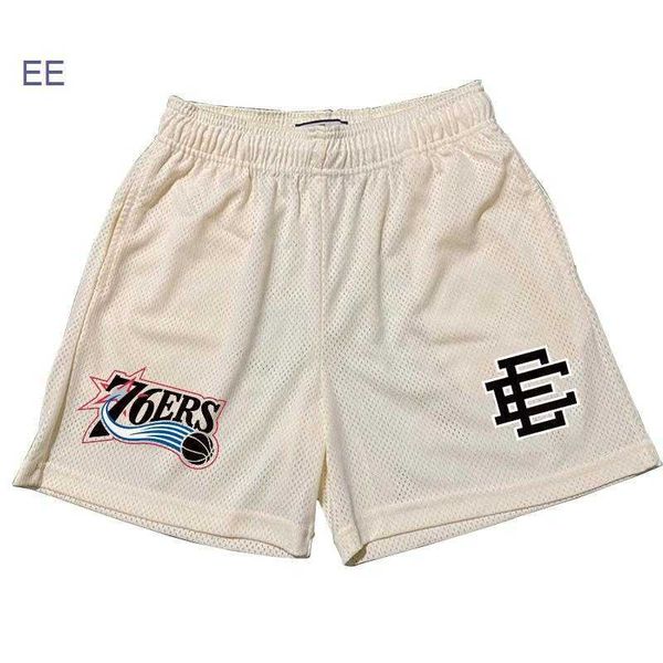 

men's shorts mens sports casual eric emanuel ee summer quick dry mesh beach sweatpants gym fitness bodybuilding short pantsmen's n, White;black