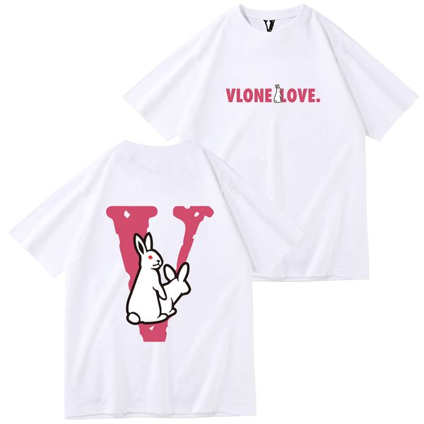 

vlone t shirt t-shirt fahion br vlones yellow friend letter t-hirt looe imple back large v hort leeve men' and women' in ummer, White;black