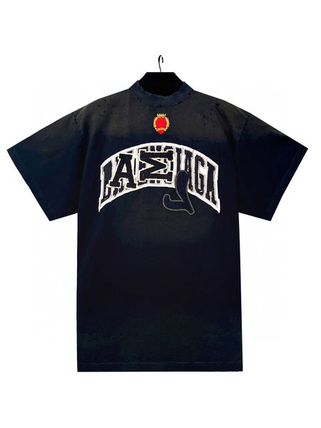 

men's plus tees & polos round neck embroidered and printed polar style summer wear with street pure cotton r123tg, Black;brown