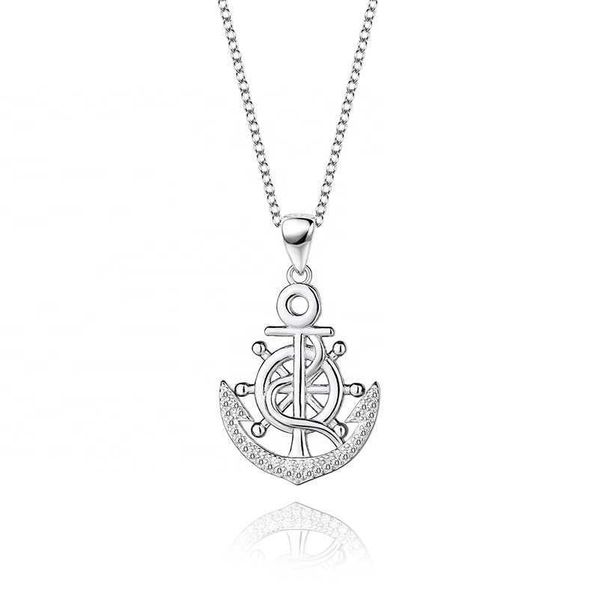 

pendant necklaces 925 sterling silver necklace pirate anchor personalized anchor pendant necklaces charm retro fashion jewelry