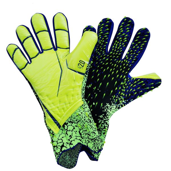 

balls goalkeeper goalie soccer gloves strong grip gloves with finger protection football goal keeper gloves with slip protective latex 23042