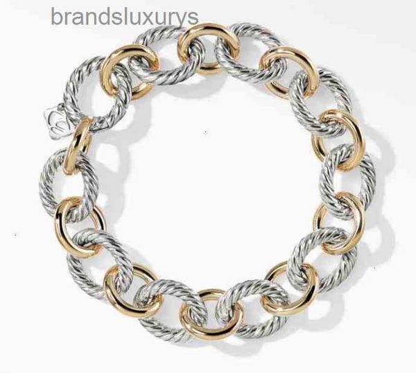 

designer bracelets Jewelry Mens Dy Trend Bracelet Gold Charm Women Platinum Twisted Wire Bracelets Hot Round Plated Head Hemp Brand Versatile Selling Jewelrys