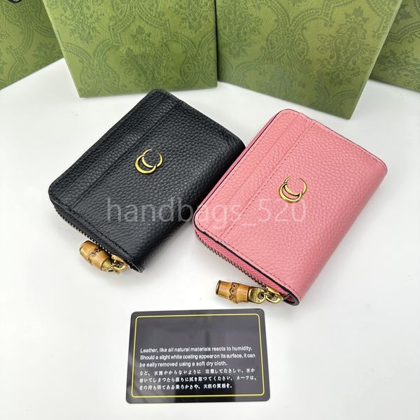 

2023 new cowhide short wallet card holder purse for woman money bag designer coin purses genuine leather clutch bag, Red;black