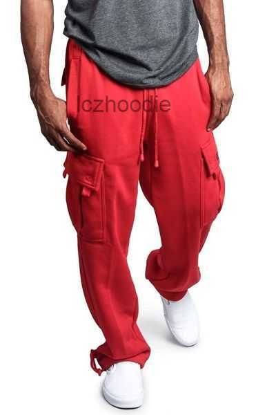 

g-style usa men's jogger heavy weight fleece cargo pocket sweat pants - fl77 3 8xpu, Black