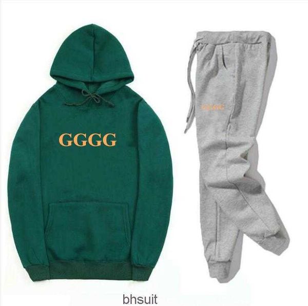 

tracksuits high men street sport designer luxury sweatsuit autumn pullover mens jogger suit jacket and pants sets sporting women suits hip h, Gray
