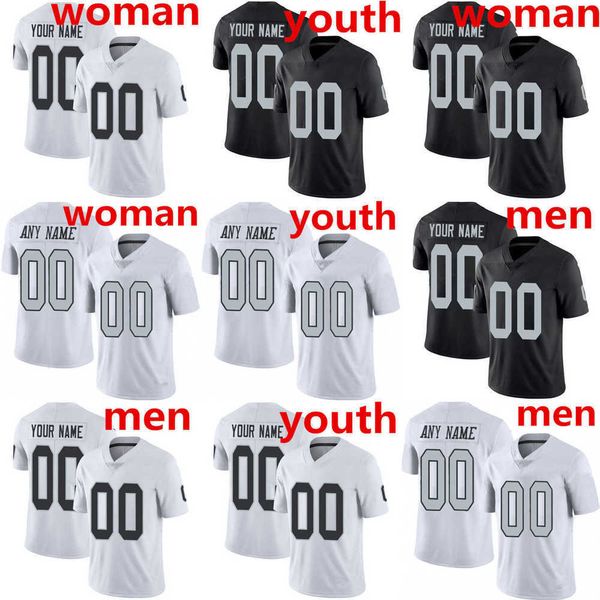 

football jerseys custom 17 davante adams las vegas''raiders''13 hunter renfrow 98 maxx crosby 83 darren waller 93 neil f, Black;red