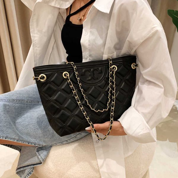 

bag women's 2023 new chain tote bag version large capacity personalized bags one shoulder crossbody bag
