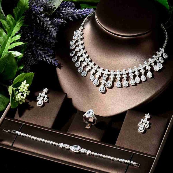

link, chain baoyi luxury fashion bridal wedding jewelry sets fo women bride, Black
