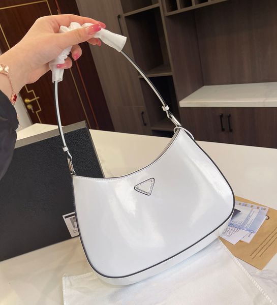 

women cleo handbags shoulder bag purse underarm hobo bags lady leather tote luxurys handbag moon bag solid color bogg bag
