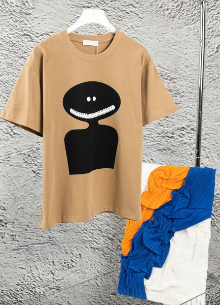 

men's plus tees & polos round neck embroidered and printed polar style summer wear with street pure cotton 21rfv, Black;brown