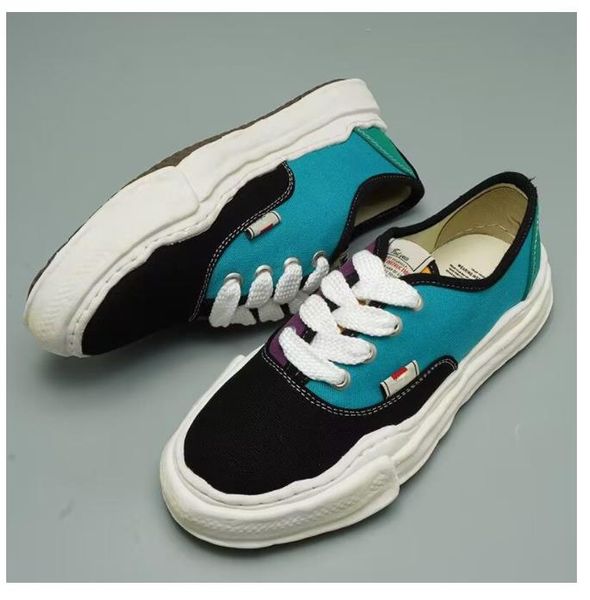 

multicolour sneakers flats shoes designers shoe factory footwear canvas lace-up shaped toe women luxury rubber cap mmy maison mihara yasuhir, Black
