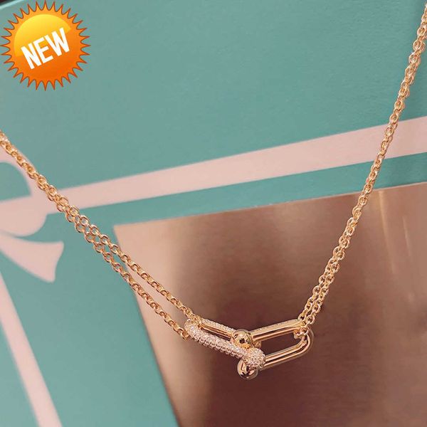

luxurys designers necklaces pendant necklaces for women with earrings link chain fashion jewelry accessories good, Silver