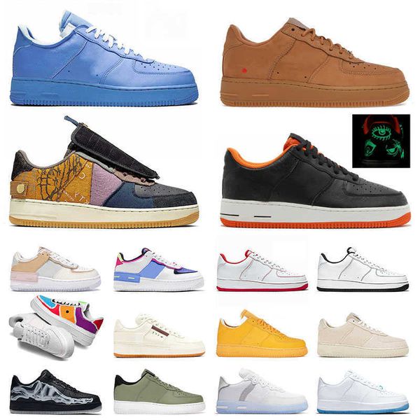 

designer 1 one low designer authentic casual shoes men women halloween white mca cactus jack beige golden wheat black skeleton trainers spor