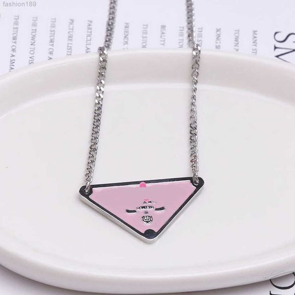 

never fading 18k gold plated fashion jewelry luxury brand pendants necklaces stainless steel pendant necklace beads chain accessories gifts, Silver