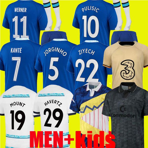 

2023 cfc soccer jerseys enzo fernandez mudryk joao felix sterling fofana cucurella koulibaly pulisic mount kante 2022 chukwuemeka football s, Black;yellow
