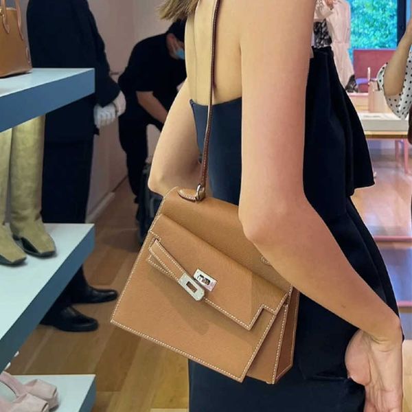 

genuine bag h ermess kellies handbag 2023 bag irregular bag literature bag shoulder crossbody genuine leather women's bag