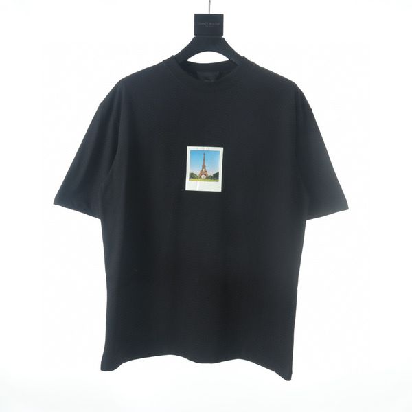 

men's plus tees & polos round neck embroidered and printed polar style summer wear with street pure cotton 21s2fv, Black;brown