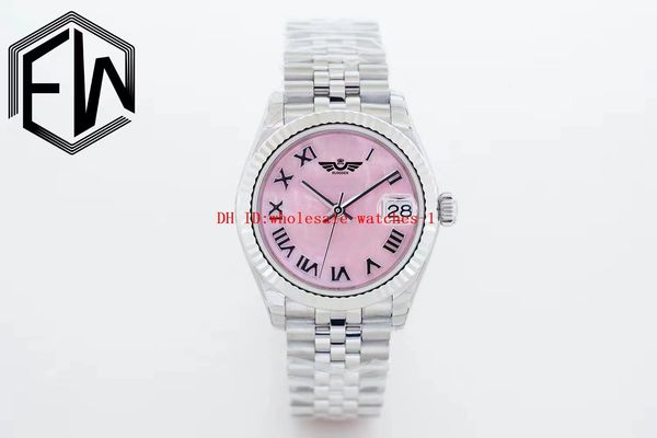 

ewf technology watch th-10.9mm president 31mm 178274 278273 278274 pink dial sapphire eta automatic mechanical ladies watch women's wat, Slivery;brown