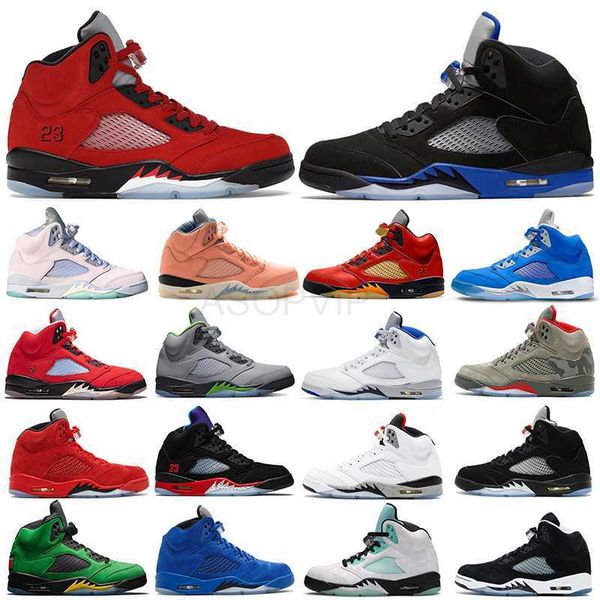

og 5s basketball shoes jumpman 5 men women easter green bean racer blue aqua ranging red oreo camo mens trainers outdoor sports sneakers