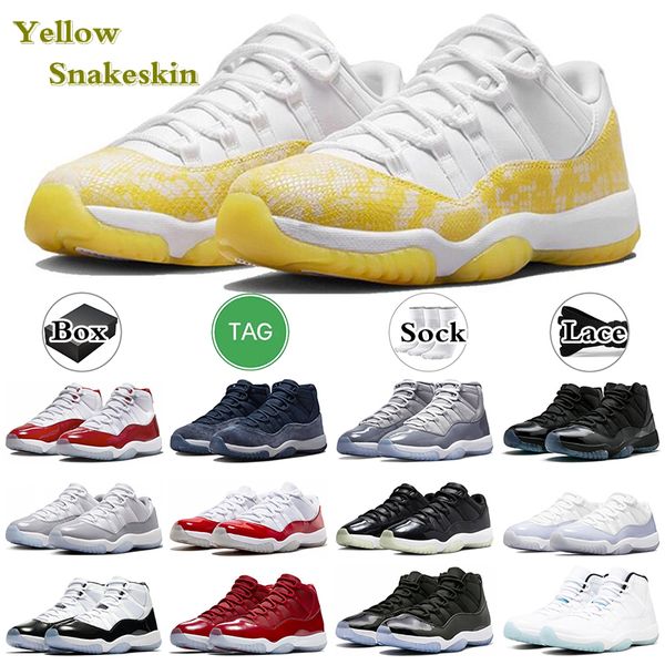 

cherry 11s basketball shoes yellow snakeskin 11 midnight navy cement grey space jam gamma blue pure violet dmp jubilee mens trainers women s