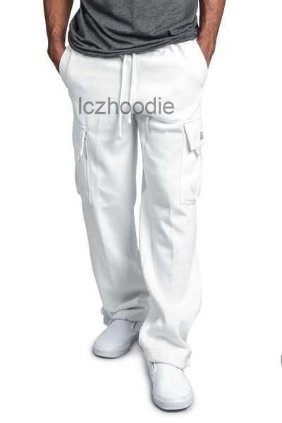 

g-style usa men's jogger heavy weight fleece cargo pocket sweat pants - fl77 1 mpoe, Black