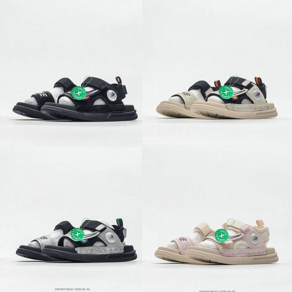 

boys' sandals summer 2023 new soft-soled children's sports outdoor mountaineering non-slip kindergarten pupils, Black;red