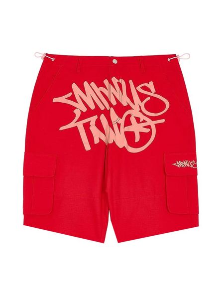 

men's shorts minus two y2k cargo board men 2023 summer haruku hip hop punk rock gothic basketball track streetwear u9v3, White;black