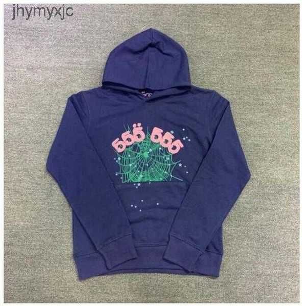 

men's hoodies sweatshirts 2023 young thug pink sp5der 555555 hoodie men women foam print spider web graphic 555555 pullovers 5 jgvy 8 z, Black