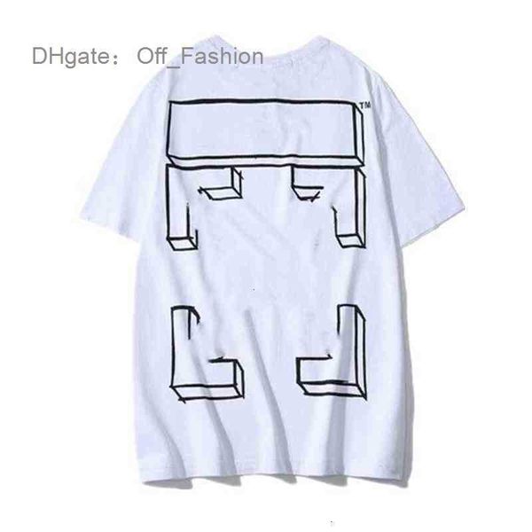 

men off t shirts summer fashion white short sleeve arrow women lovers t-shirt print letter x the back nfx2, White;black