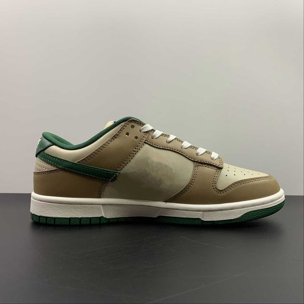

designer shoes tan green sb dunks low casual lifestyle shoes with original box