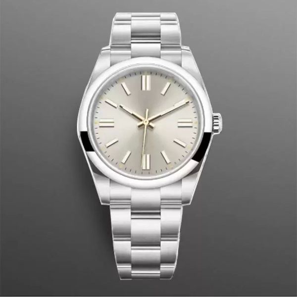 

mens womens automatic mechanical movement 36mm 41mm all stainless steel 904l designer life waterproof luxury business classic casual watch, Slivery;golden