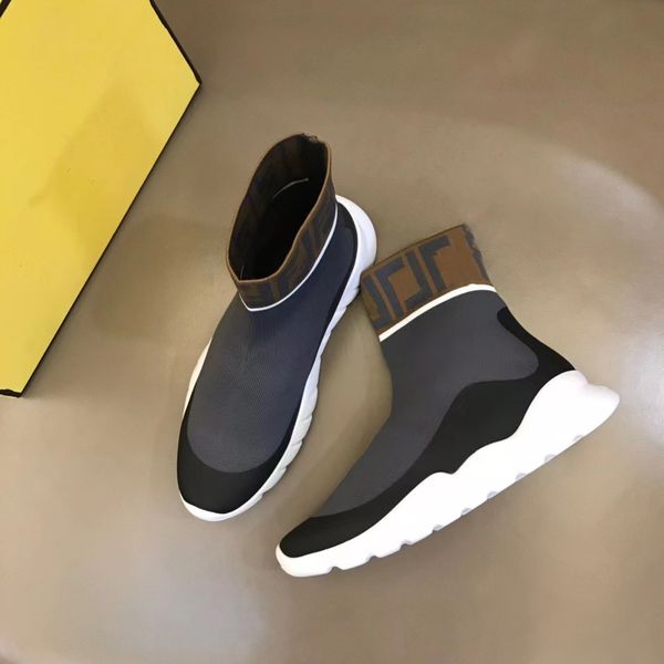 

summer popular men outdoor runner casual shoes speed trainer lacet soft sock sneakers sports jogging walking light trainers 38-45# high qual, Black