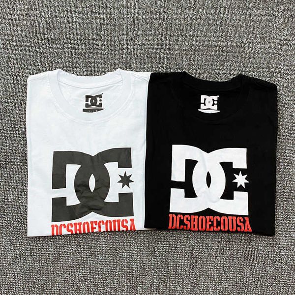 

street fashion d skateboard c short sleeve t-shirt, White;black