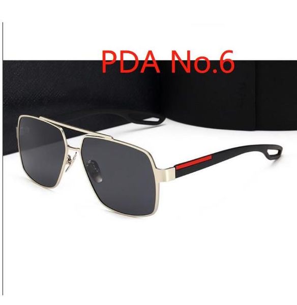 

fashion retro polarized luxury mens designer sunglasses rimless gold plated square frame brand sun glasses eyewear with afafaa, White;black
