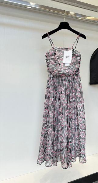 

chan2023 summer dresses for women brand ootd fashion logo tube dress print dress dinner party dresses grade bohemian wedding dress mother&#0, White;black