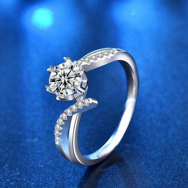 

Wedding Rings 925 sterling silver rings women diamond moissanite 1 carat fashion jewellery/cincin perak tulen perhiasan wanita berlian