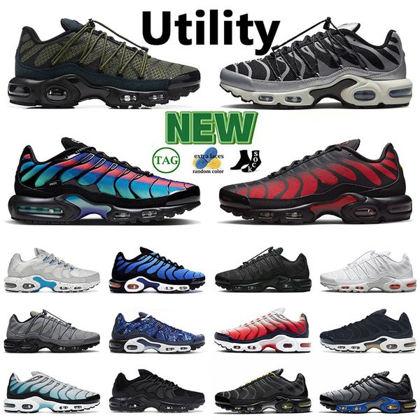 

tn plus outdoor mens womens running shoes utility clean white black reflective unity triple white grey reflective reflective bred casual fas