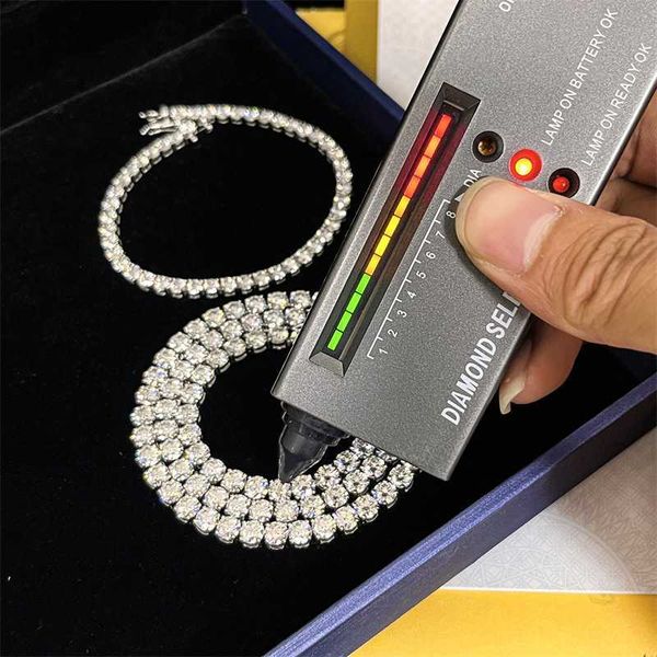 

new design 2mm 3mm 4mm 5mm moissanite 925 chains wholesale bracelets necklace sterling silver tennis chain